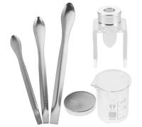 WOONEKY Lipstick Or Enthusiasts Beauty Compatibility at for Beginners and DIY Making Kit with Silicone on Mold Small Beaker, Portable Design and Universal The Home Go