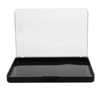WOONEKY Magnetic Empty Makeup Palette for Eyeshadow Organiser with Reusable Black Acrylic Tray for DIY Makeup Storage and Cosmetics Organising