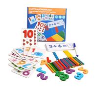 WOONEKY Matching Educational for Safe Math Teaching Aids with Smooth Surface Fun Early Learning Puzzle for Boys and Developing Cognitive Skills