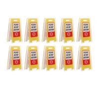 WOONEKY Memo Holder Clips for Office Desks and Study Tables and Secure Note Management Acrylic 10pcs Gentle on Paper Funny Do Not Disturb Desk Sign for Employees and Coworkers
