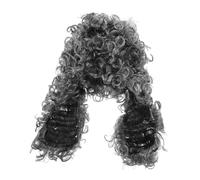 WOONEKY Men's Colonial Judge Wig Lawyer Wig Synthetic Curly Hair Halloween Party