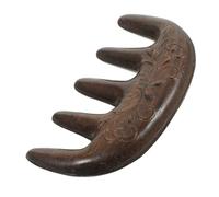 WOONEKY Meridian Wood Comb Scalp Detoxing Hair Massage Indian Head Massage Hairdressing Detangle Comb Portable Women Creative Natural Texture