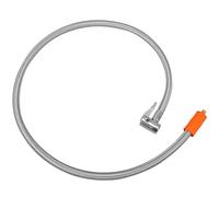 WOONEKY Metal Air Chuck Inflator Hose Adapter Stainless Steel Extension Pipe for Bicycle Motorcycle Car Tire Inflation Portable Quick Connect Compressor Accessory