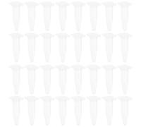 WOONEKY Microcentrifuge Tubes and Resistance to Breakage with Lids 500pcs Ml Plastic Mini Sample Test Tubes Featuring Precise Centrifugation for Laboratory Storage and Testing