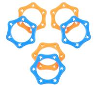 WOONEKY Microphone Anti-roll Ring Protection Six-corner 6pcs Silicone
