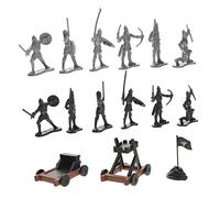WOONEKY Military Tool Compact Simulation Soldier Model with Gear Lightweight Desktop Decor for Plaything High Grade Material Medieval Army Equipment Kit