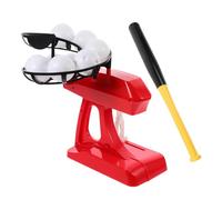 WOONEKY Mini Baseball Self-motion Pitching Machine for High-strength Bat and Ball Plaything Outdoor Training Tool for S Skill Improvement and Family Fun Random Color