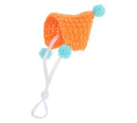 WOONEKY Mini Hamster Hats Cute Knitted Costume for Guinea Pigs Small Animals Adorable Xmas Pet Headdress Comfortable Wear for Christmas Parties Enhance Pet Personality