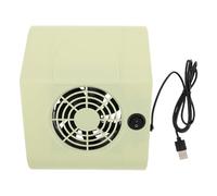 WOONEKY Mini Nail Dust Collector Portable Dust Extractor for Nails with Strong Suction Quiet Operation Clean Filter and Storage Pouch