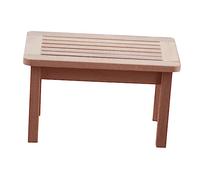 WOONEKY Mini Wooden Tea Table Model for Doll House Decor Scale Premium Miniature Furniture for House and Home Decoration Fine Craftsmanship for Endless Play