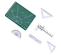WOONEKY Miniature Doll House Ruler and Mat Simulation Measuring Tools for Bjd Dolls High Class and Cloth Craftsmanship Chic Miniature School Supplies Decoration