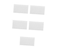 WOONEKY Miniature Dollhouse Wainscoting Panels 5pcs Set Dollhouse Wall Trim for Small Buildings Interior Decoration