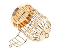 WOONEKY Miniature Metal Birdcage with Opening Door and Hanging Hook Realistic Dollhouse Accessory for Micro Landscape and Fairy Garden Decoration Ornament