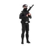WOONEKY Miniature Policeman Resin Figure Scale Detailed Collectible Model for Desktop Micro Landscape Decoration and Office Study Scene