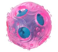 WOONEKY Missing Food Nail Ball Toy Treat Ball for Dogs Interactive Dog Toys Dual Lattice Design for Treat Dispensing Random Color
