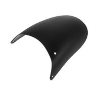 WOONEKY Motorcycle Front Fender Mudguard for Electric Motorcycle and Scooter, Black Plastic with Streamlined Aerodynamic Design, Reduces Bike Weight and Deflects Stones, for Front Tire