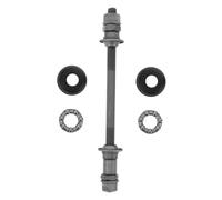 WOONEKY Mountain Bike Front Rear Hub Axle Solid Shaft with Dust Shield and High Performance Bearings Bike Axle Replacement for Off-road Trails and Rugged Terrain