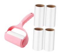 WOONEKY Multi-function Pet Lint Roller with Handle and Dust Cover Portable Hair Remover for Clothes and Furniture Plastic Hair and Fluff Cleaning Accessory