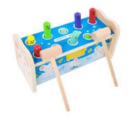 WOONEKY Multi Function Wooden Tapping for Interactive Leisure Game Promotes Hand Eye Coordination Safe and Design Plaything for Creative Play