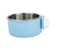 WOONEKY Multi-use Pet Hanging Bowl Stainless Steel Dog Bowl for Dry Wet Food Treats Water Easy to Attach Clean