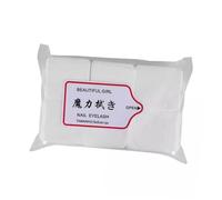 WOONEKY Nail Make-up Discharge Cotton Pads 540 Sheets Lint-free Makeup Wipe Cotton for Eyelash Graft Glue Removal and Nail Oil Cleaning for Beauty Salon and Home Use