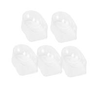 WOONEKY Nail Powder Tray Set 5pcs Manicure Dipping Nail Art Containers for Women Professional Dip Powder Use