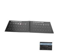 WOONEKY Nail Practice Book for Beginners Nail Art Learning Template for Manicure Techniques Flexible and Portable Design and Students