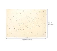 WOONEKY Natural Flower Design Wrapping Paper Craft Paper for DIY Bouquet Packaging Birthday Wedding Party Use Recyclable Thick Floral Wrap