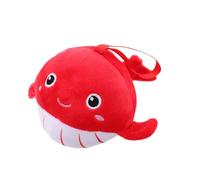 WOONEKY Newborn Vision Training Ball Soft Sensory for Year Hand-eye Coordination Development Red Whale Design Safe Early Learning Tool