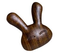 WOONEKY Nose Massaging Stick Nose Scraper Brown Wood Massage Acupuncture Points Wear-Resistant Facial Massage Tool and Face Beauty Care