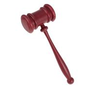 WOONEKY Novelty Halloween Courtroom Gavel Lightweight Party Performance Prop for Judge Costume Fancy Dress Accessory for Theatrical Plays and Halloween Parties