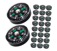 WOONEKY Oil-filled Mini Compass Keychain Lightweight Accurate Outdoor Direction Guide for Hiking Backpacking Orienteering Compact Pocket-sized Navigation Tool