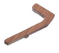 WOONEKY Oversized Wooden House Number Solid Walnut Address Sign Clean Large Outdoor Number Plaque for Mailbox Post Garden Fence Modern Rustic Home Decor