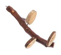 WOONEKY Parrot Stand Toy Jumping Board for Birds Budgie Accessories Bird Toy Parrot Perch