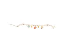 WOONEKY Pearl Necklace for Cats Cute Cat Collar Bell Quick Release Kitten Necklace Decorative Ornament