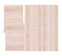 WOONEKY Performing Taekwondo Board 10pcs Wooden Breaking Planks 0.6cm Thickness for Karate and Kickboxing Practice