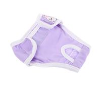 WOONEKY Pet Physiological Pants Underwear Dog Period Diapers Female Dog Menstrual Period Pants Pet Cloth Diaper Knitted Fabric Violet