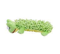 WOONEKY Pet Teething Toys Dog Chewing Plush Hippopotamus Sound Making Molar Toys for Home Shop Educational Plaything