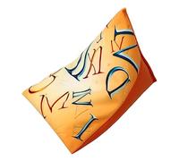 WOONEKY Phone Pillow Stand Multi-angle Triangular Reading Cushion for Hands Use Durable Material for Couch Bed and Chair Yellow