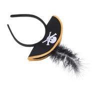 WOONEKY Pirate Headband with Detail Unique Pirate Costume Accessory for Dress Up Parties and Halloween Role Play for Adults