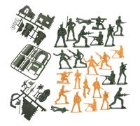 WOONEKY Plastic Army Men Toy Soldiers for Boys Realistic Detail Educational Toy Military Action Figures for Boys and Girls