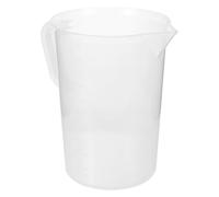 WOONEKY Plastic Measuring Cup with Scale, Sturdy and Reusable 5000ml Kitchen Baking Tool for Accurate Liquid Measurement, Reliable Measuring Cup Alternative for Oil and Juice