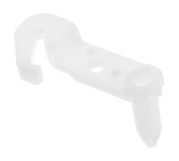 WOONEKY Plastic Refrigerator Door Stopper Hinge Buckle Hook 1855 White Fridge Door Holder Replacement Part Compatible with Haier Freezer Appliance Accessory for Kitchen