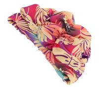 WOONEKY Pleated Swim Cap for Women and Men High Elasticity Nylon Swimming Hat Ear Protection, Quick Dry, Breathable Hair Wrap for Long and Short Hair, Outdoor Pool and Scuba Swim Accessory