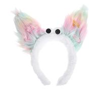 WOONEKY Plush Costume Headband with Funny Cartoon Ears Soft Fluffy Hair Hoop for Halloween Party Unique Cute Accessory for Teen and Women Comfortable Holiday Hairband