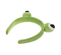 WOONEKY Plush Frog Headband Soft Skincare Hair Wrap for Face Washing and Makeup Cute Big Eye Animal Hair Accessory for Women and Comfortable Plush Material for Secure Hold and Versatile