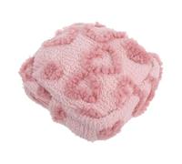 WOONEKY Plush Heart-Shaped Coin Purse Cute Makeup Bag for Women Soft Fuzzy Travel Cosmetic Organizer Pouch Mini Portable Wallet with Adorable Lambswool Pink Design