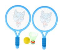 WOONEKY Portable Badminton Racket Lightweight Tennis Bracket Outdoor for Years Old with Elastic Mesh for Sports and Interaction Random Color