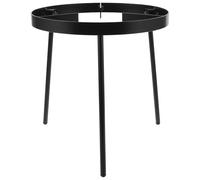 WOONEKY Portable Black Cast Iron Campfire Tripod Stand for Outdoor Picnic Cooking Corrosion-resistant Protective Coating Compatible with Various Pots and Grills Travel-friendly for Camping