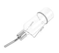 WOONEKY Portable Pet Water Bottle for Puppies and Small Animals Glass and Construction Easy to Clean Dog and Hamster Water Dispenser for Travel Crate and Home Use